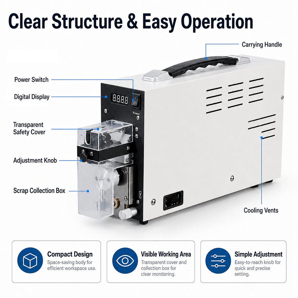 All-electric Wire Stripping Machine