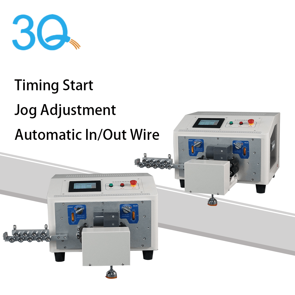 0.1-1mm² Double wire Roller Twisting and Stripping Machine
