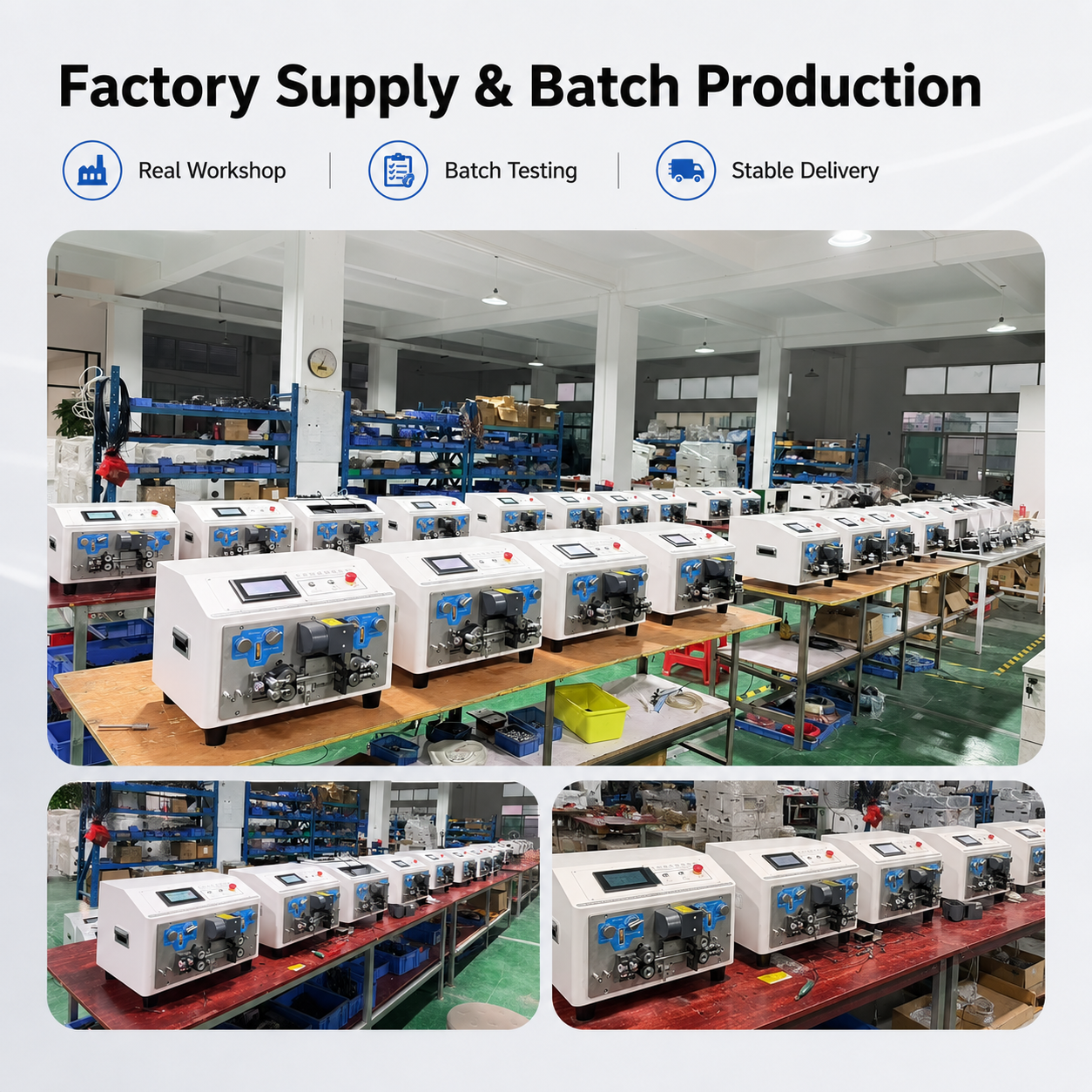 0.1-1.5mm² Four-wire Cutting and Stripping Machine