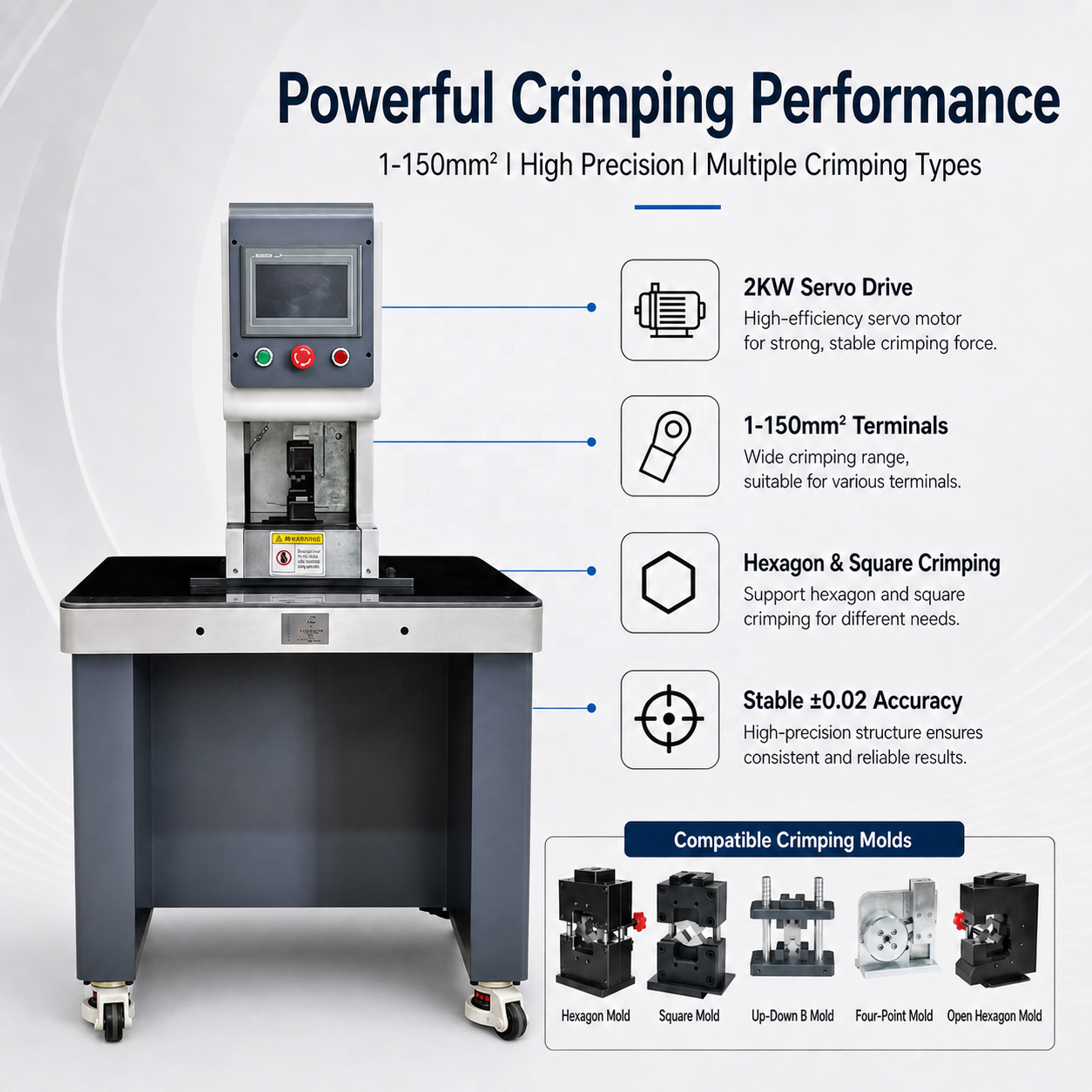 30T Servo-driven Terminal Crimping Machine