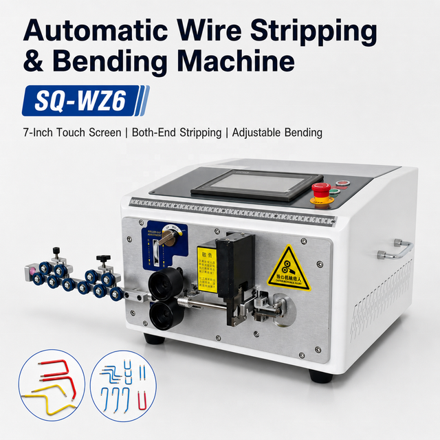 6mm² Wire Stripping and Bending Machine