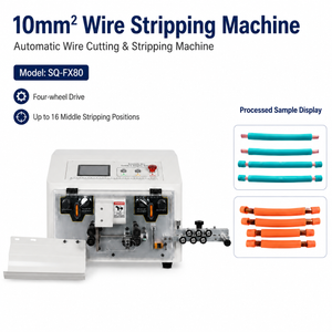 10mm² Jumper Tube Wire Stripping Machine