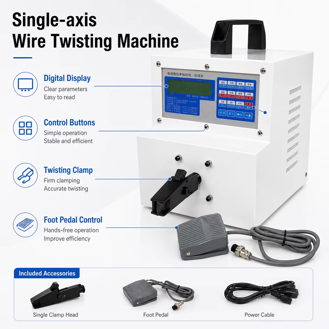 2.5mm Single-axis Wire Twisting Machine