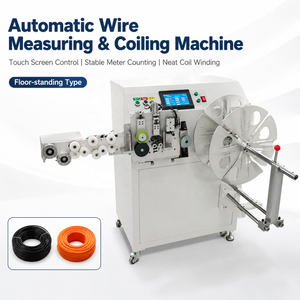 3-15mm Touch Screen Floor-standing Meter-counting Traverse Positioning Cut-off Winding Machine