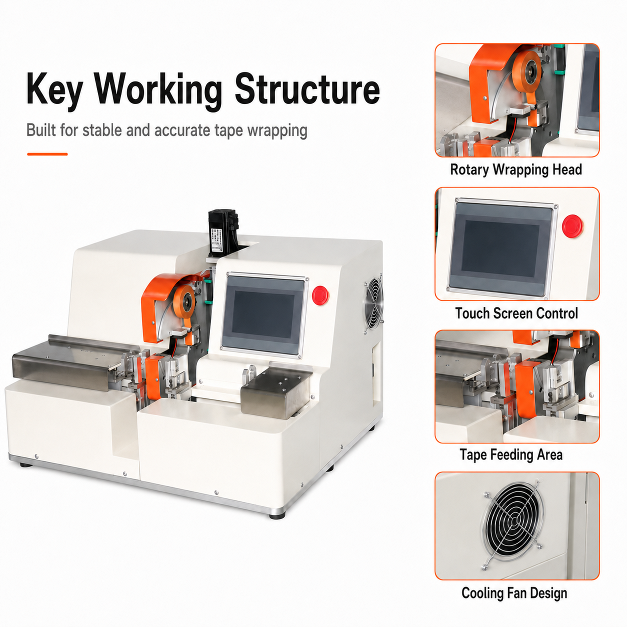 SQ-YC8013 New Energy Tape Wrapping Machine
