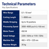 10mm² Jumper Tube Wire Stripping Machine