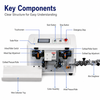 10mm² Jumper Tube Wire Stripping Machine