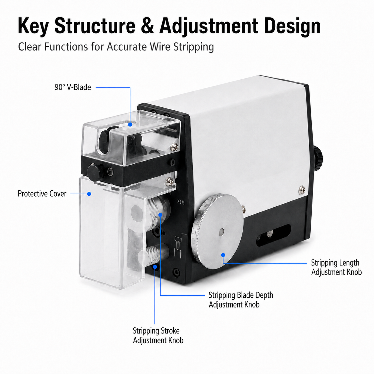 Pneumatic Induction Wire Stripping Machine