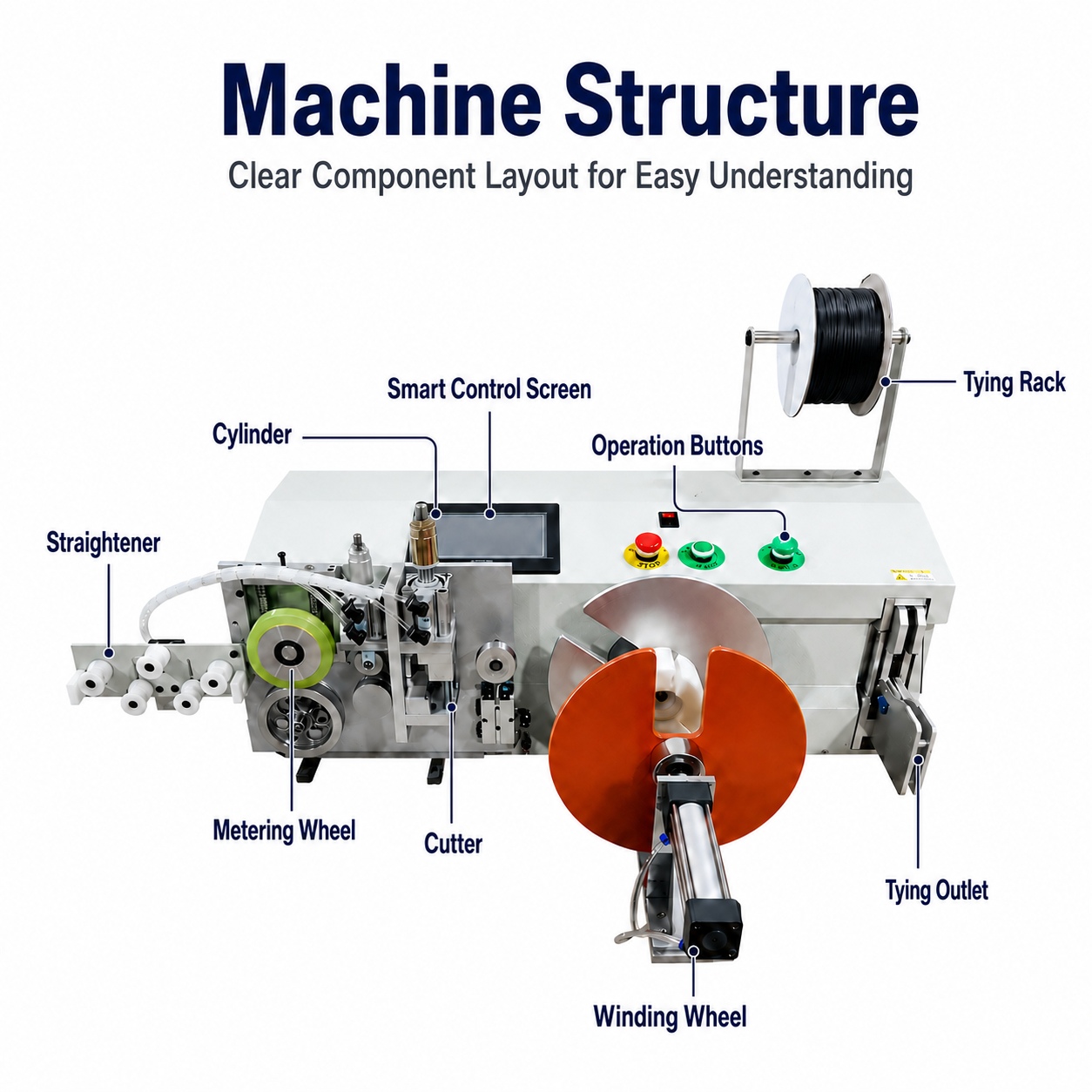 18-45mm Meter-counting Winding and Bundling Machine