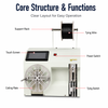 40-80mm Touch Screen Winding and Tying Machine