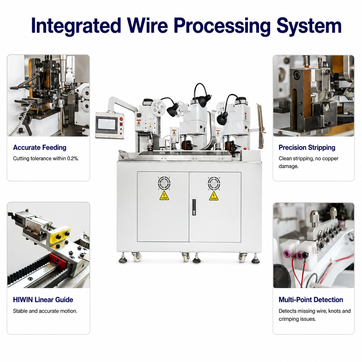 Three-terminal Combined Crimping Machine