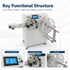 3-15mm Touch Screen Floor-standing Meter-counting Traverse Positioning Cut-off Winding Machine