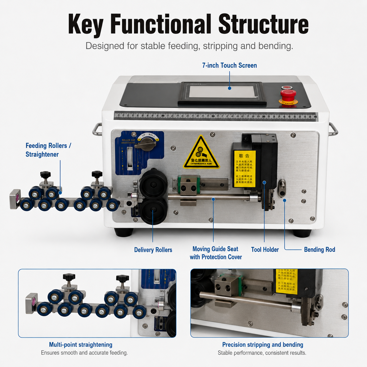 10mm² Wire Bending Machine