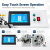 3-15mm Touch Screen Floor-standing Meter-counting Traverse Positioning Cut-off Winding Machine