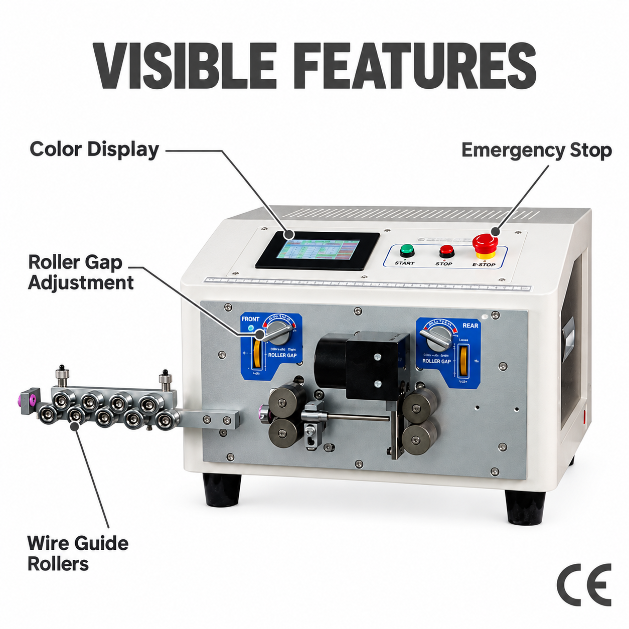 6mm² Computerized Wire Stripping Machine