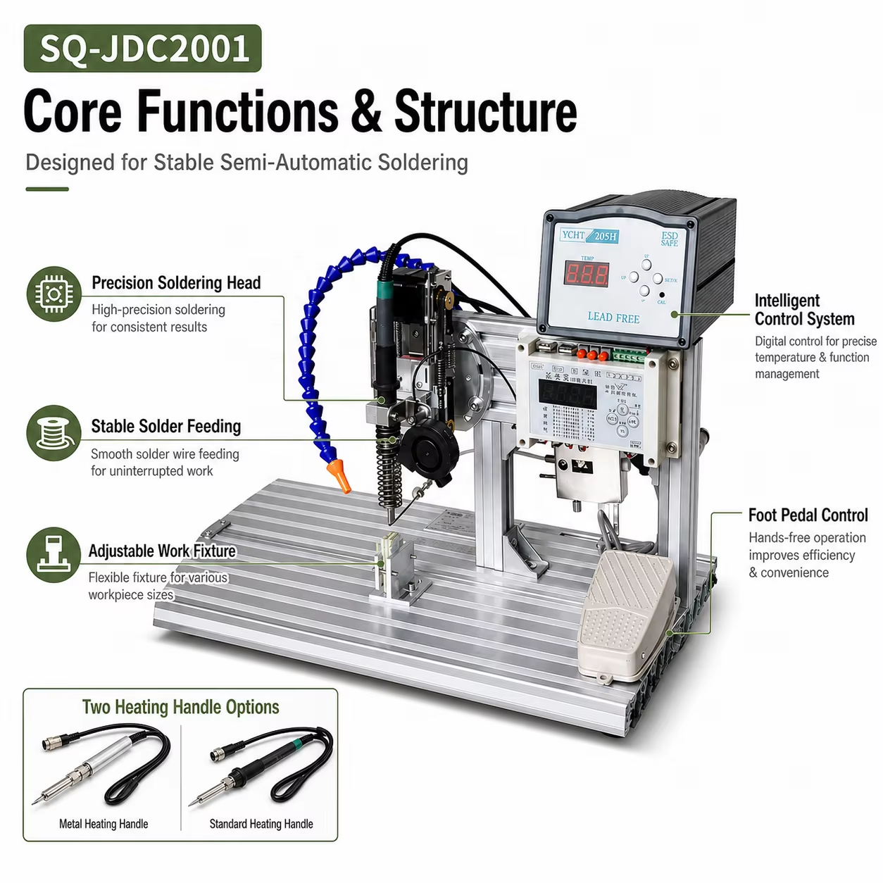 Intelligent Soldering Machine for USB Data Cables