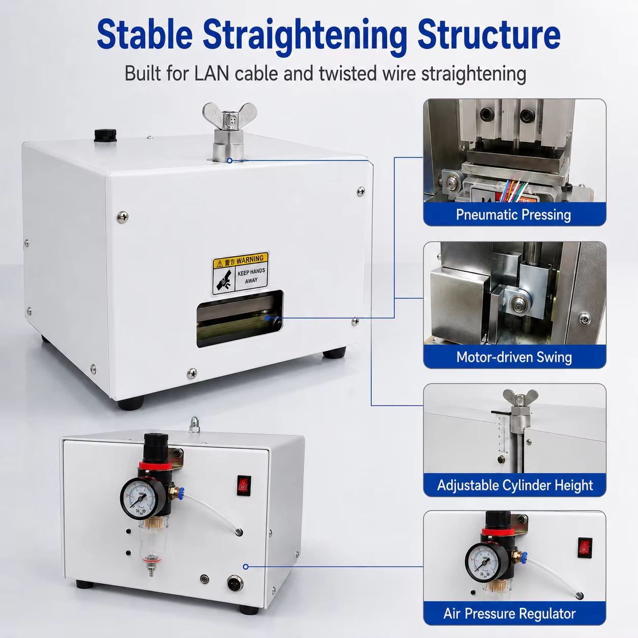 SQ-WP028 Wire Rubbing Straightening Machine