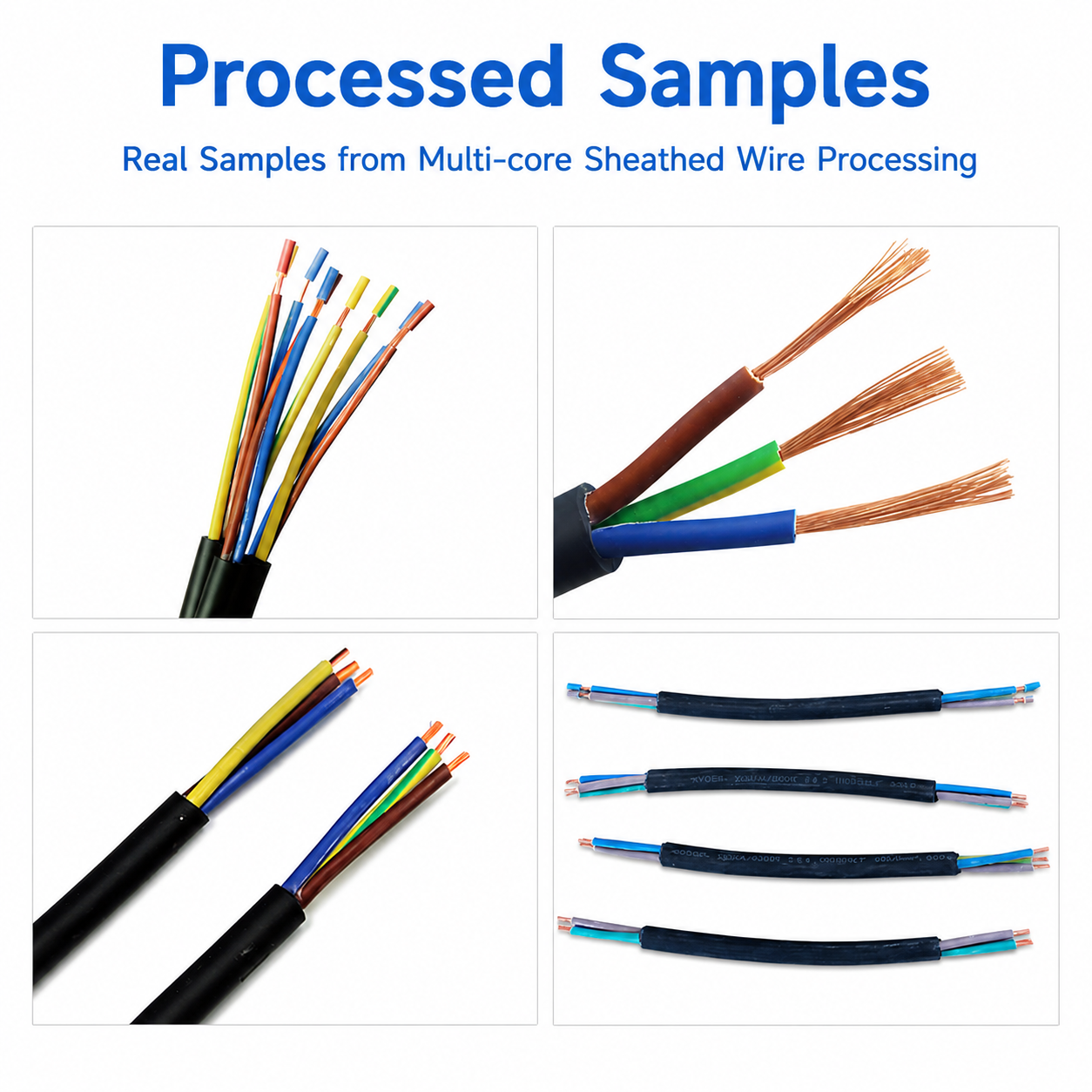 Multi-core Sheathed Wire Inner and Outer Stripping Machine