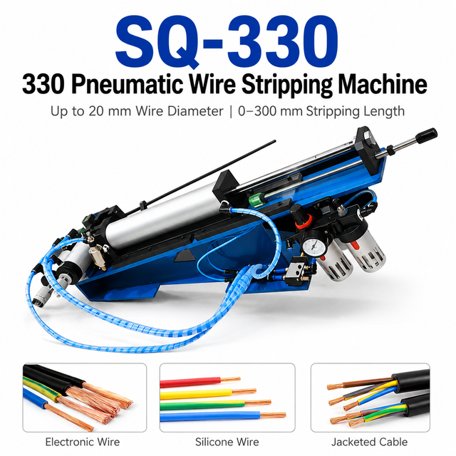 330 Pneumatic Wire Stripping Machine