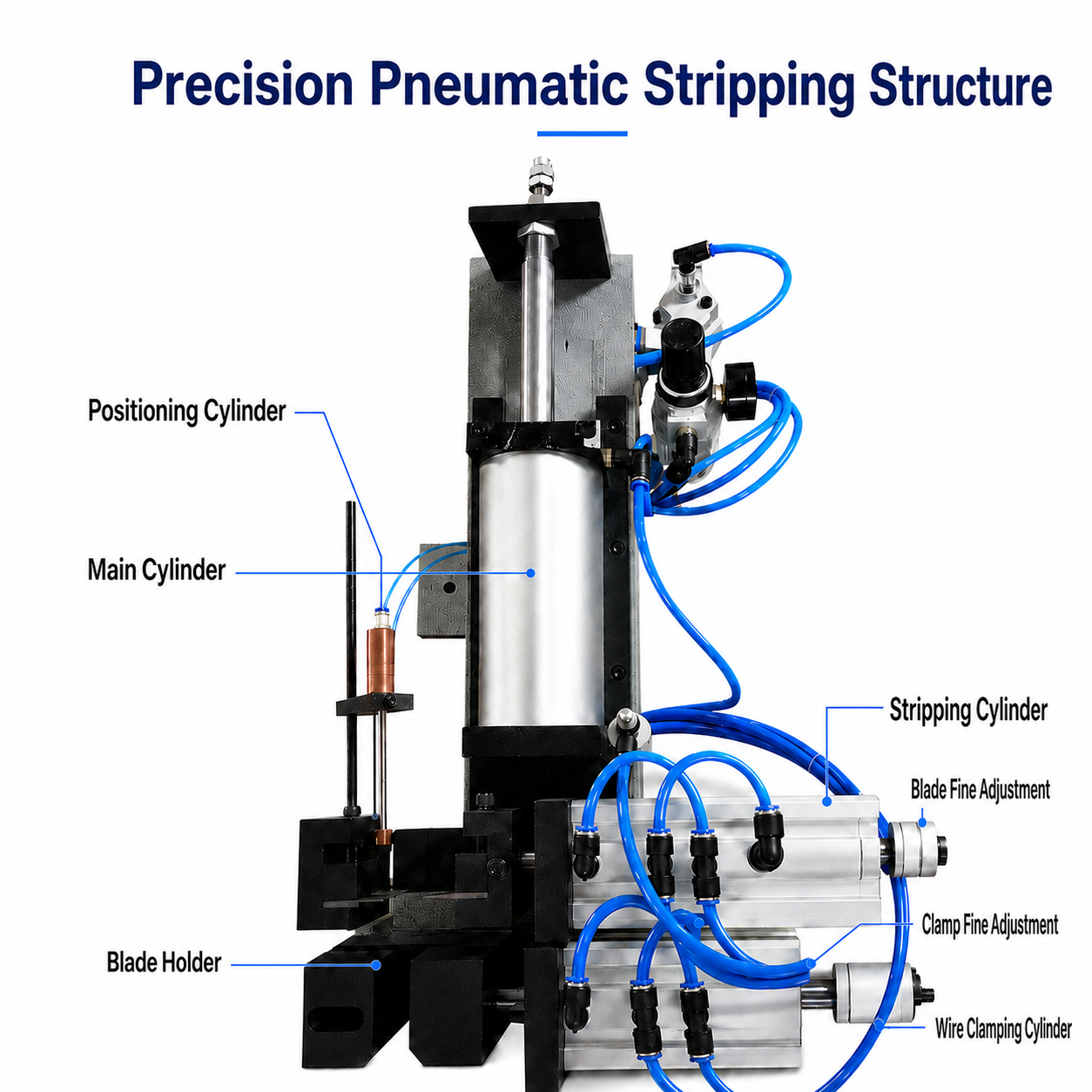 416 Pneumatic Wire Stripping Machine