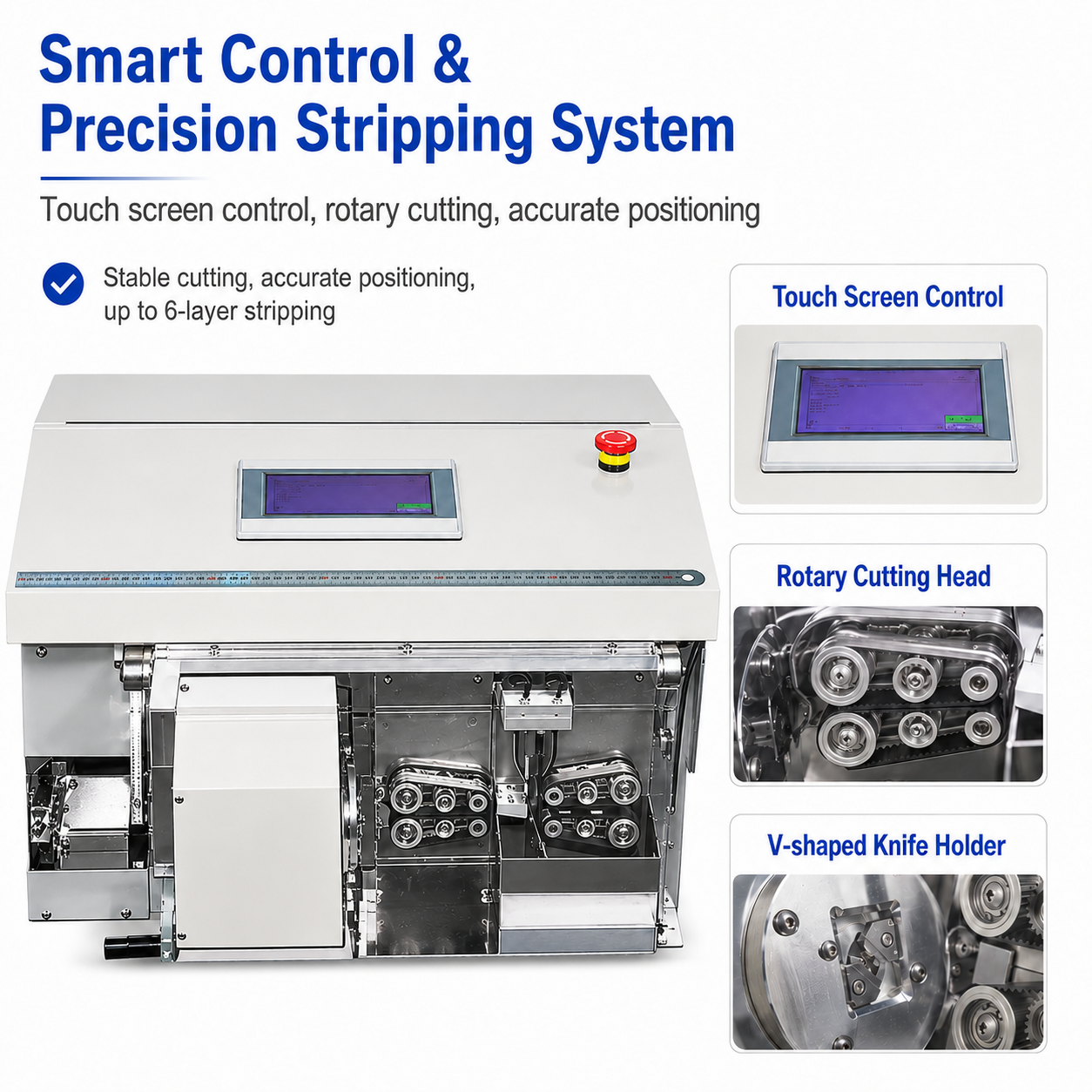 Coaxial Wire Stripping Machine