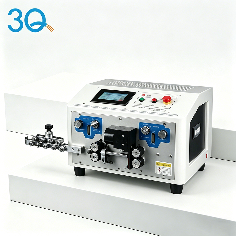 0.3-2.5mm² Flat Sheath Offset Stripping Machine