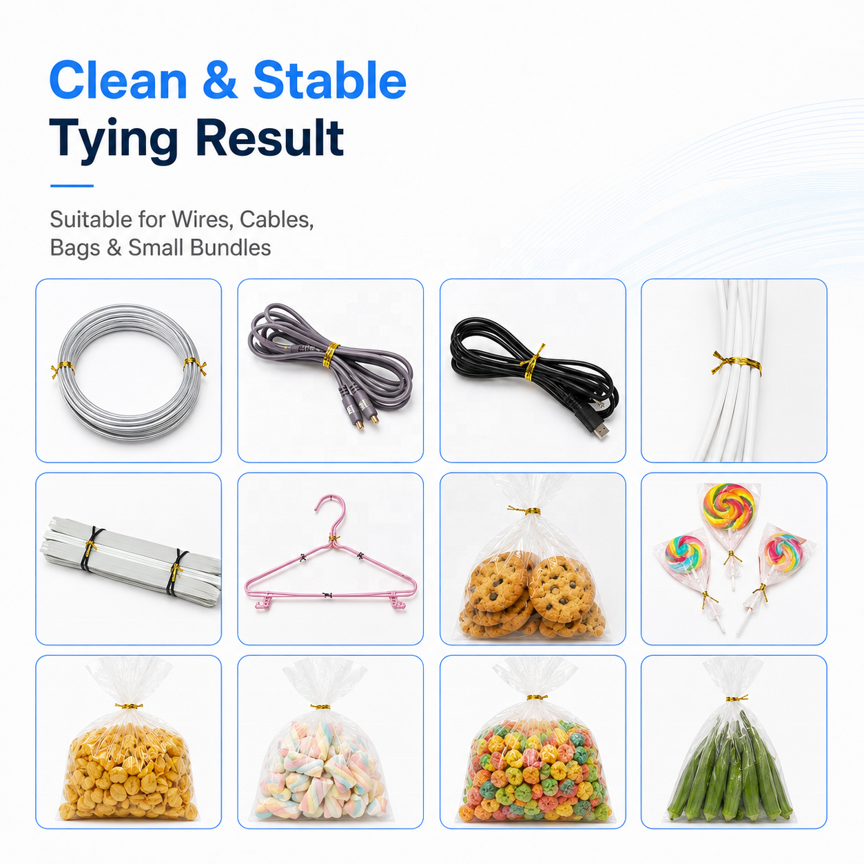 3-28 Touch screen gold wire tying machine