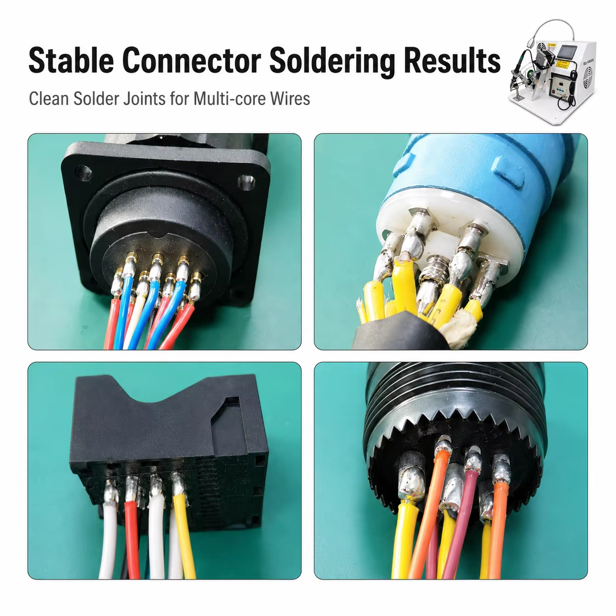 Semi‑Automatic Electric Adjustable Soldering Machine