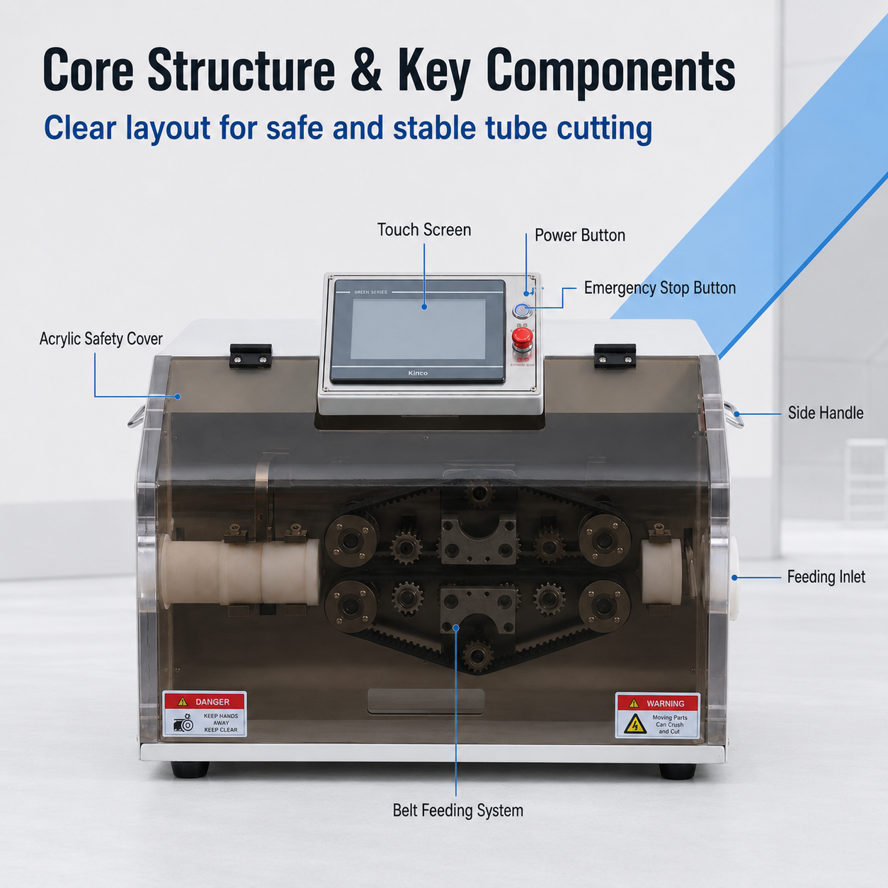 SQ-HWB60 Precision Reinforced‑Type Tube Cutting Machine