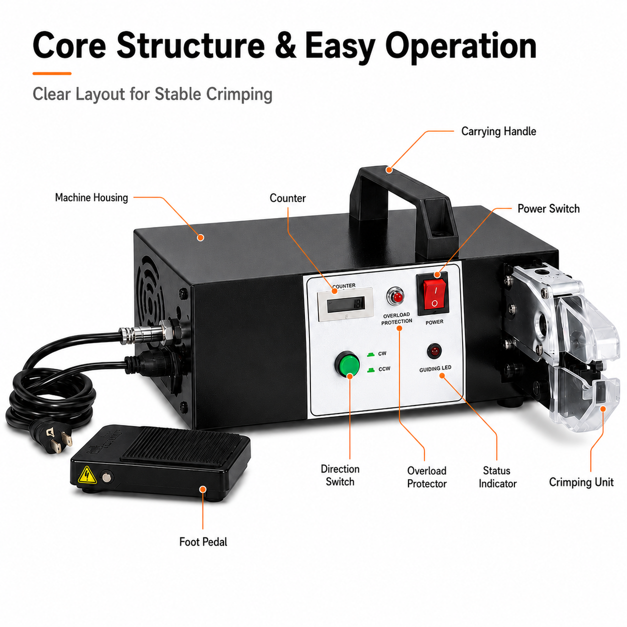 Electric Terminal Crimping Machine