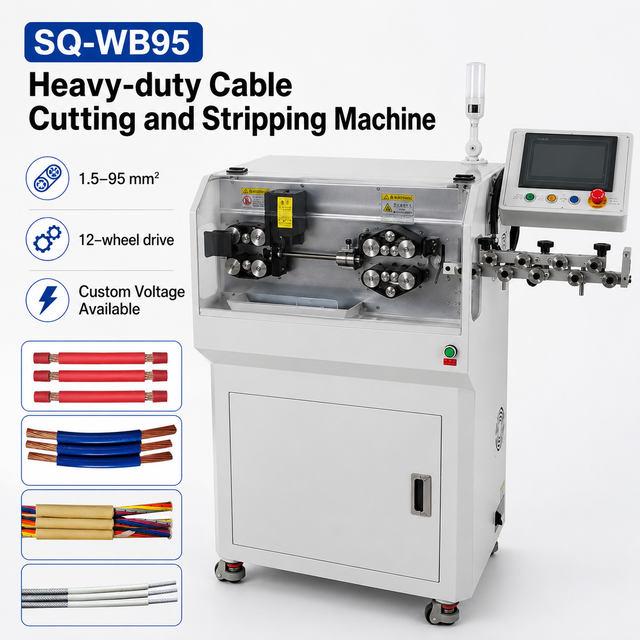 95mm² Wire Stripping Machine Cabinet Type