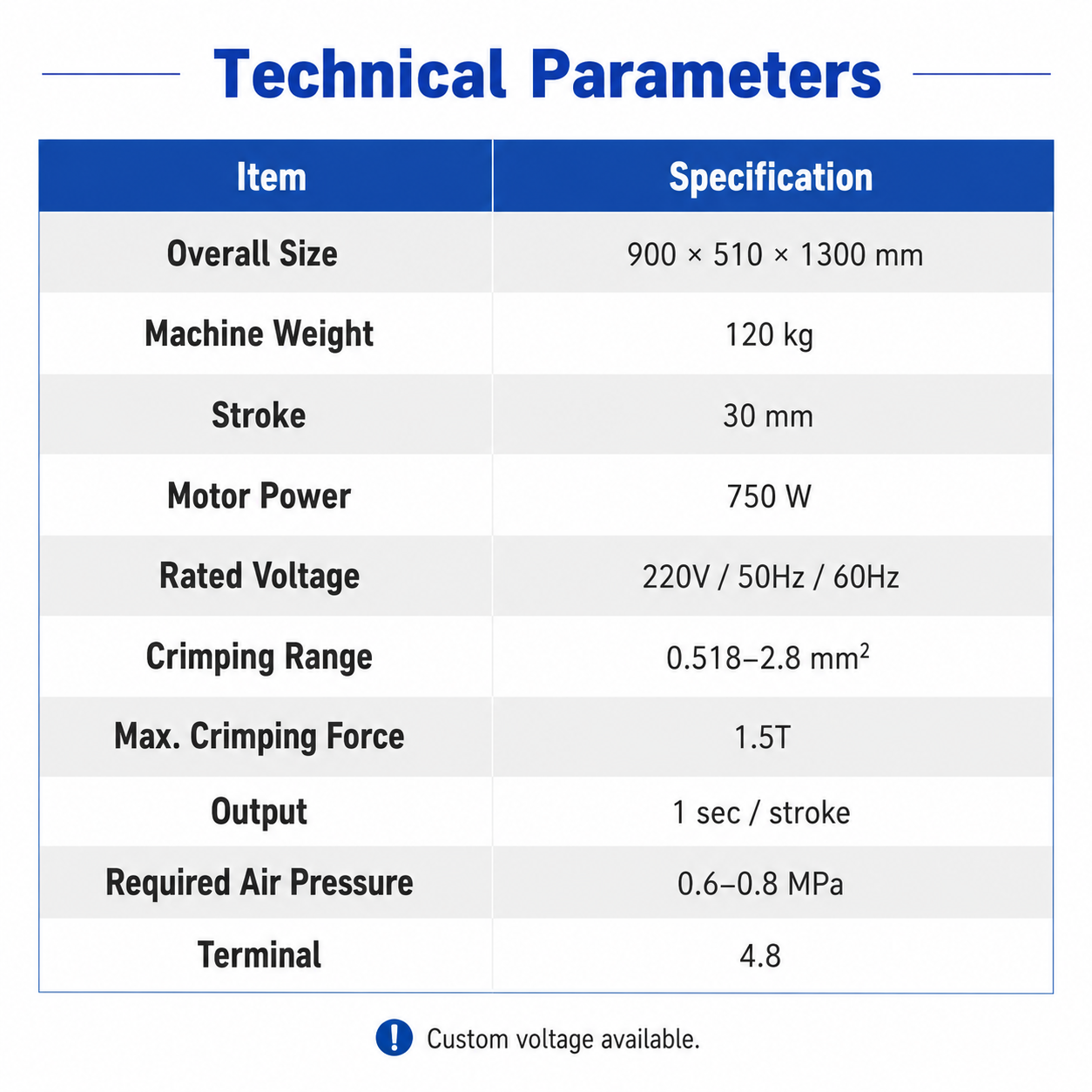 1.5T Vibratory Bowl Feeder Terminal Crimping Machine