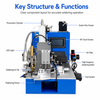 Semi-automatic Wire Stripping and Soldering Machine