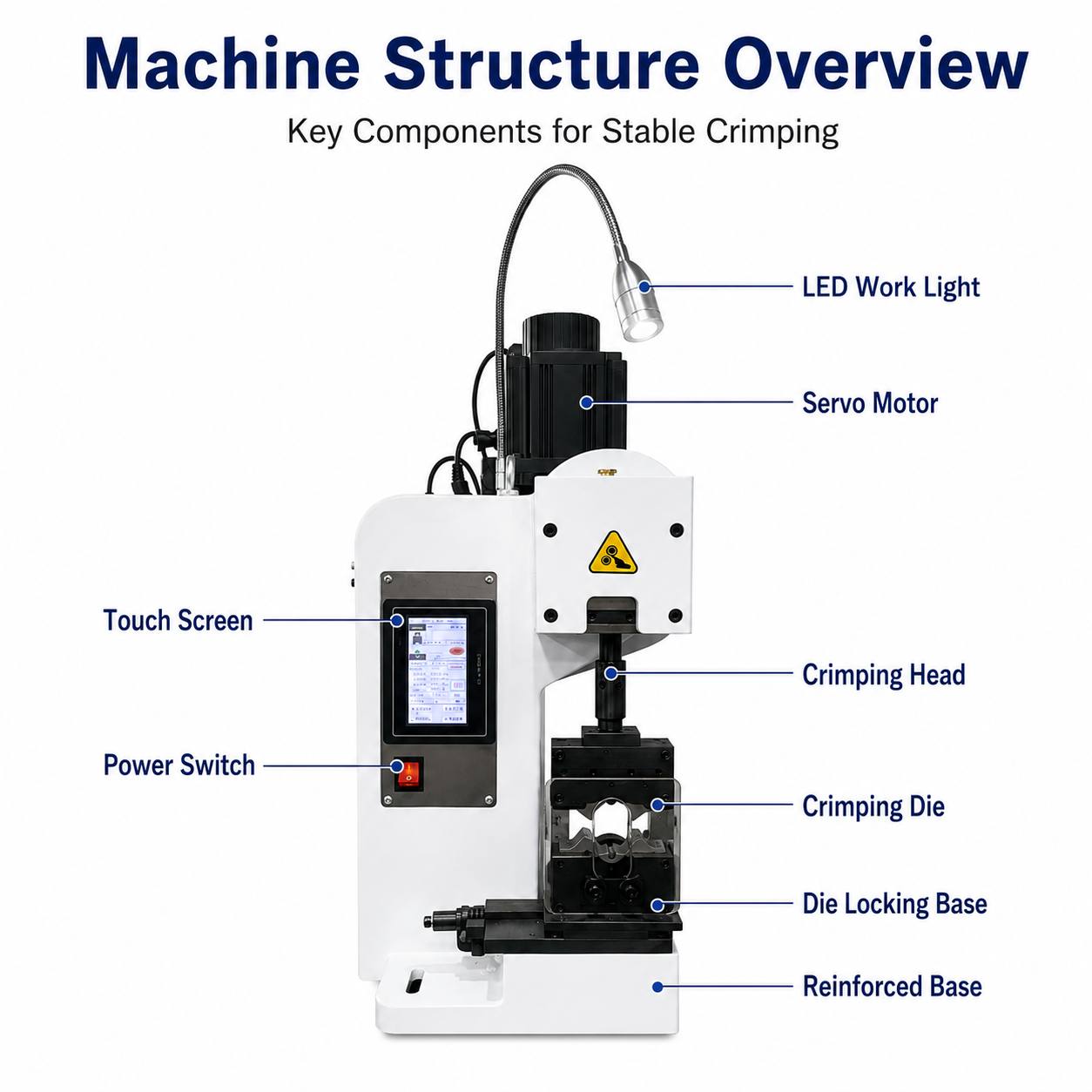3T Servo Cast Iron Crimping Machine
