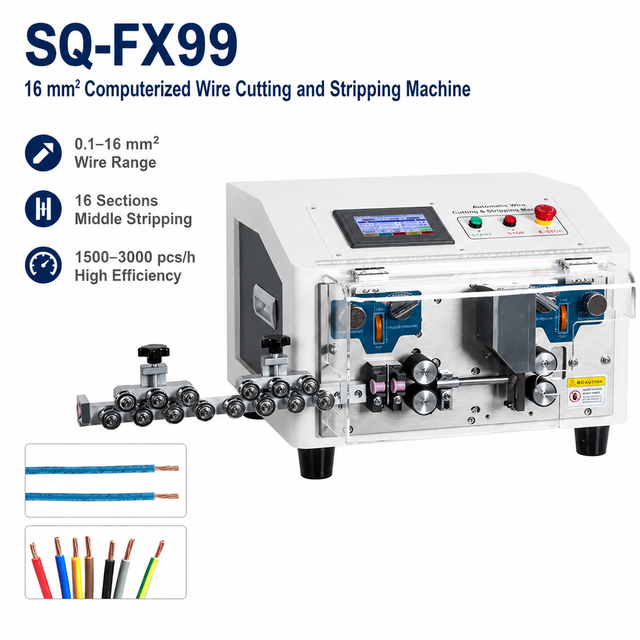 16mm² Computerized Wire Stripping Machine