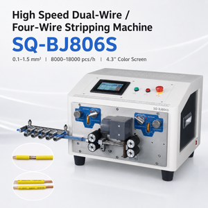 0.1-1.5mm² Four-wire Cutting and Stripping Machine
