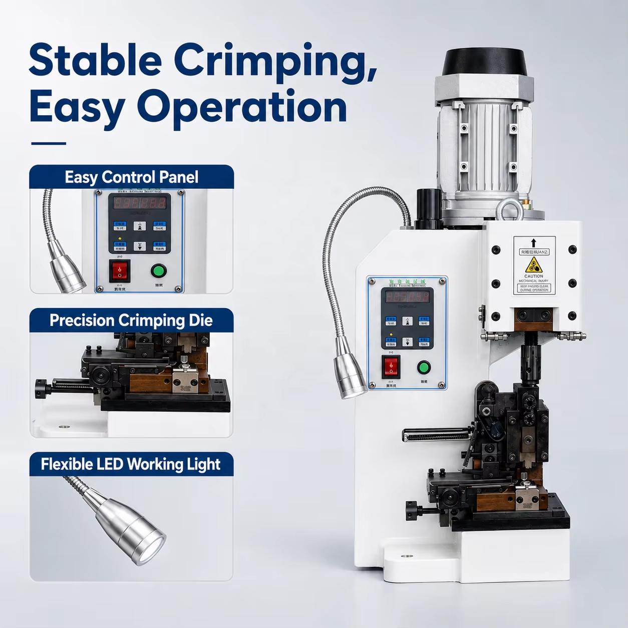 2T Cast Iron Terminal Crimping Machine