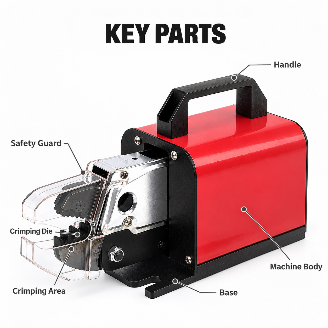 1.3T Pneumatic Terminal Crimping Machine