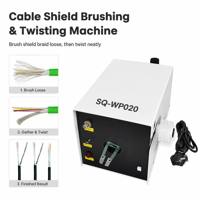 SQ-WP020 Wire Brushing & Twisting Machine