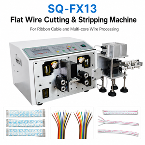 0.1-4.5mm² Flat Cable Cutting and Stripping Machine