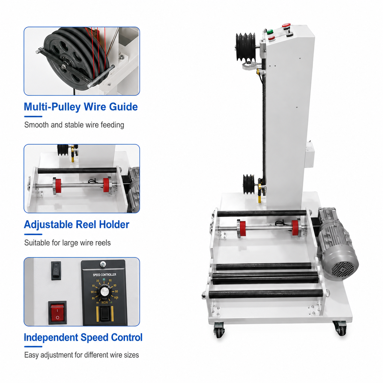 Heavy-duty Stepless Speed Pay-off Machine