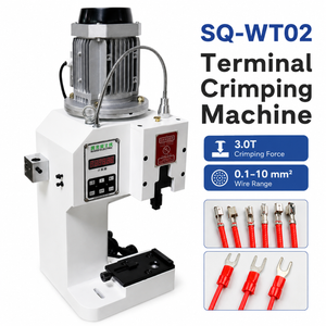 3T Angled Head Terminal Crimping Machine