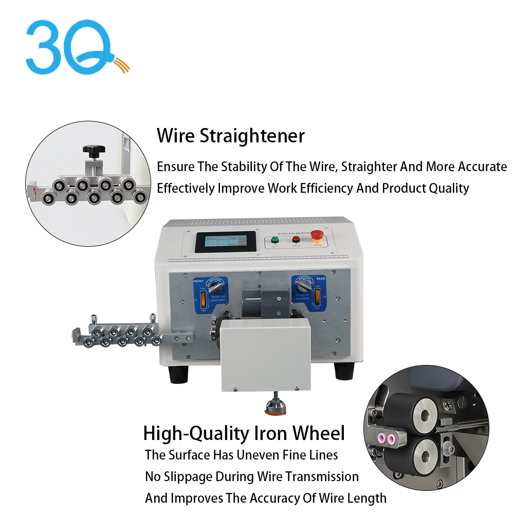 0.1-1mm² Double wire Roller Twisting and Stripping Machine