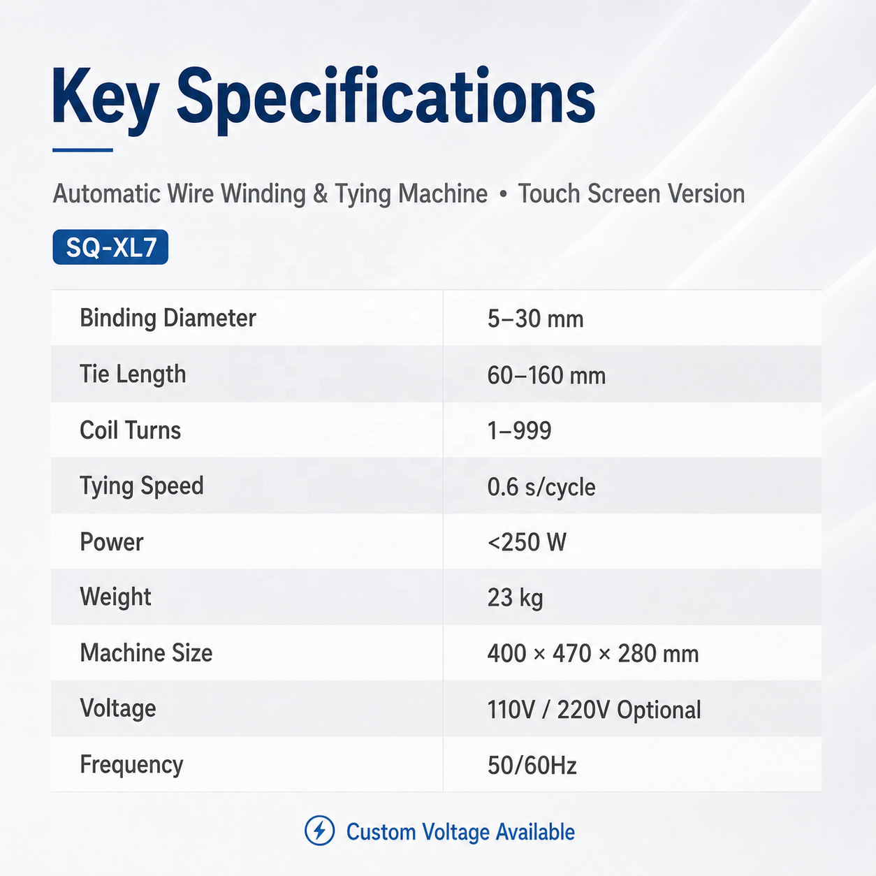5-30 Touch Screen Winding And Tying All-in-one Machine