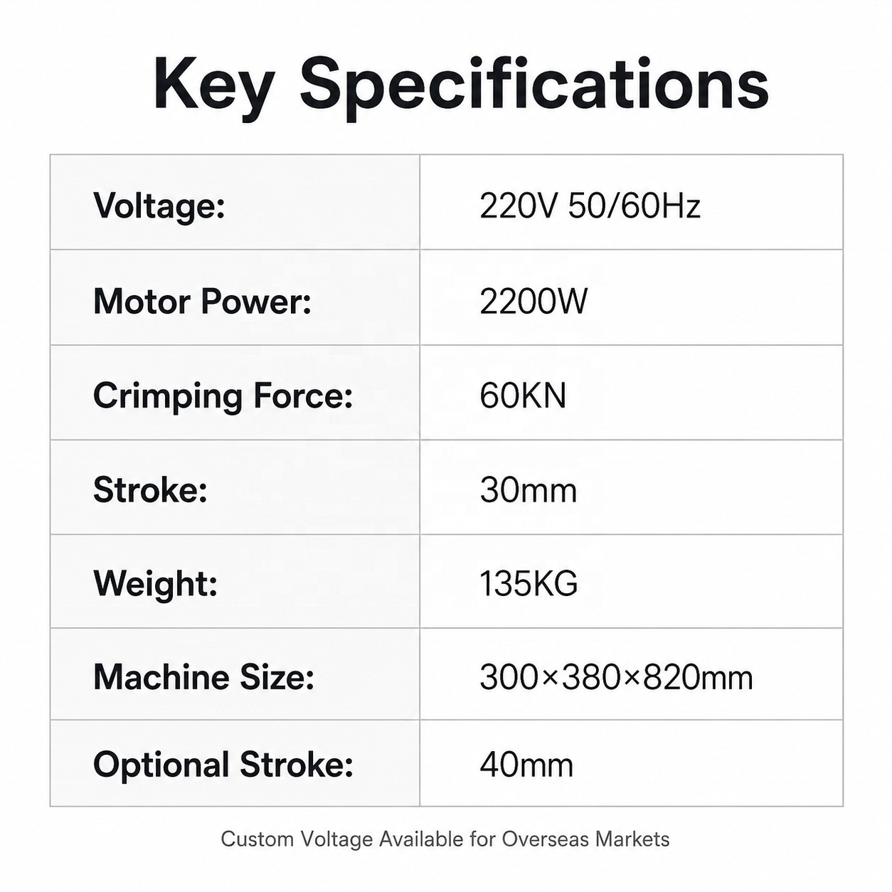 6T Silent Terminal Crimping Machine